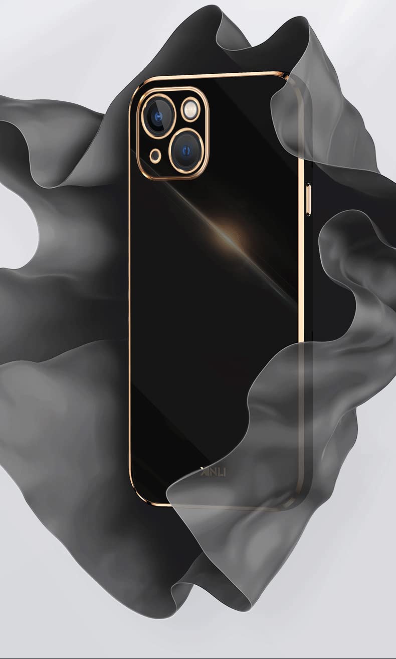 RankOne Etui na telefon jest odpowiednie dla HONOR Magic6 Pro 5G (6,8 cala), etui na telefon komórkowy z silikonową ramą galwaniczną - białe
