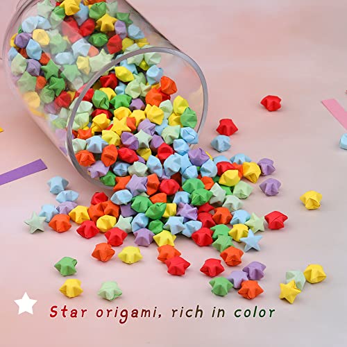 4050 Sheets Origami Stars Papers 27 Colors Origami Star Paper Strip Package Double Sided Origami Stars Folding Paper Solid Color Decoration Star Paper Strips Diy Crafts Paper Art Crafting Supplies #TOP3