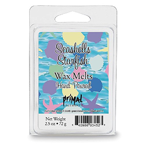Image of Primal Elements Wax Melt, Seashells and Starfish, 2.5 Ounce