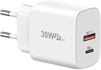 cshare 30W USB-C Gyorstöltő PD 3.0 - Dupla portos fali adapter iPhone 15, Google Pixel, Samsung Galaxy készülékekhez, QC 4.0 technológiával 1