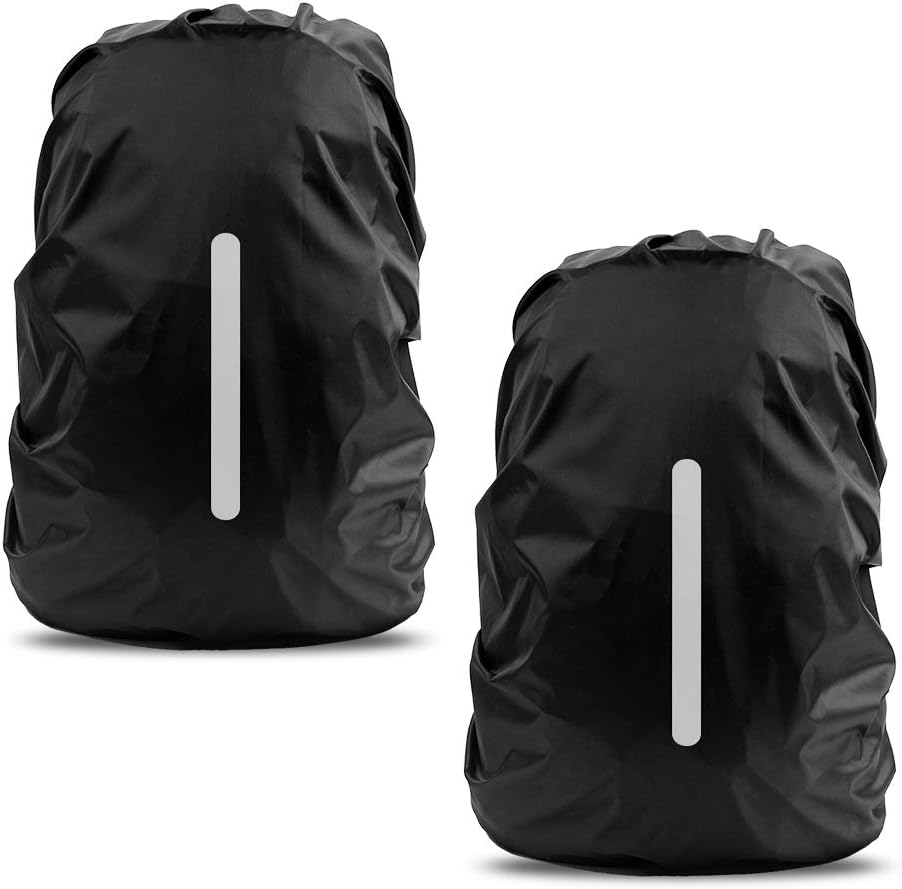 LAMA 2 Pack Waterproof Rain Cover for Backpack, Reflective Rucksack Rain Cover for Anti-dust/Anti-Theft/Bicycling/Hiking/Camping/Traveling/Outdoor Activities
