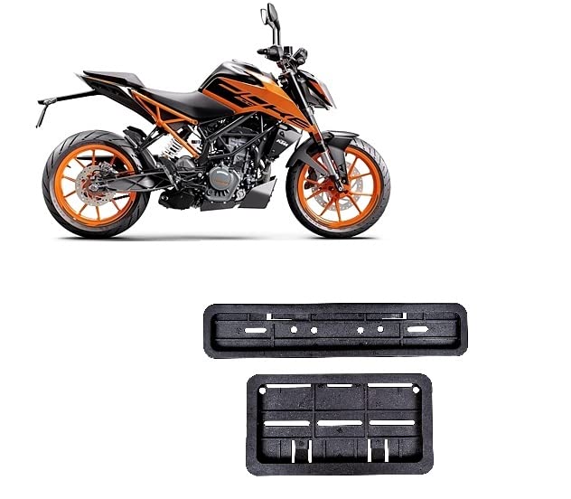 Cranzo Bike Number Plate Cover Front and Back for KTM Duke 200