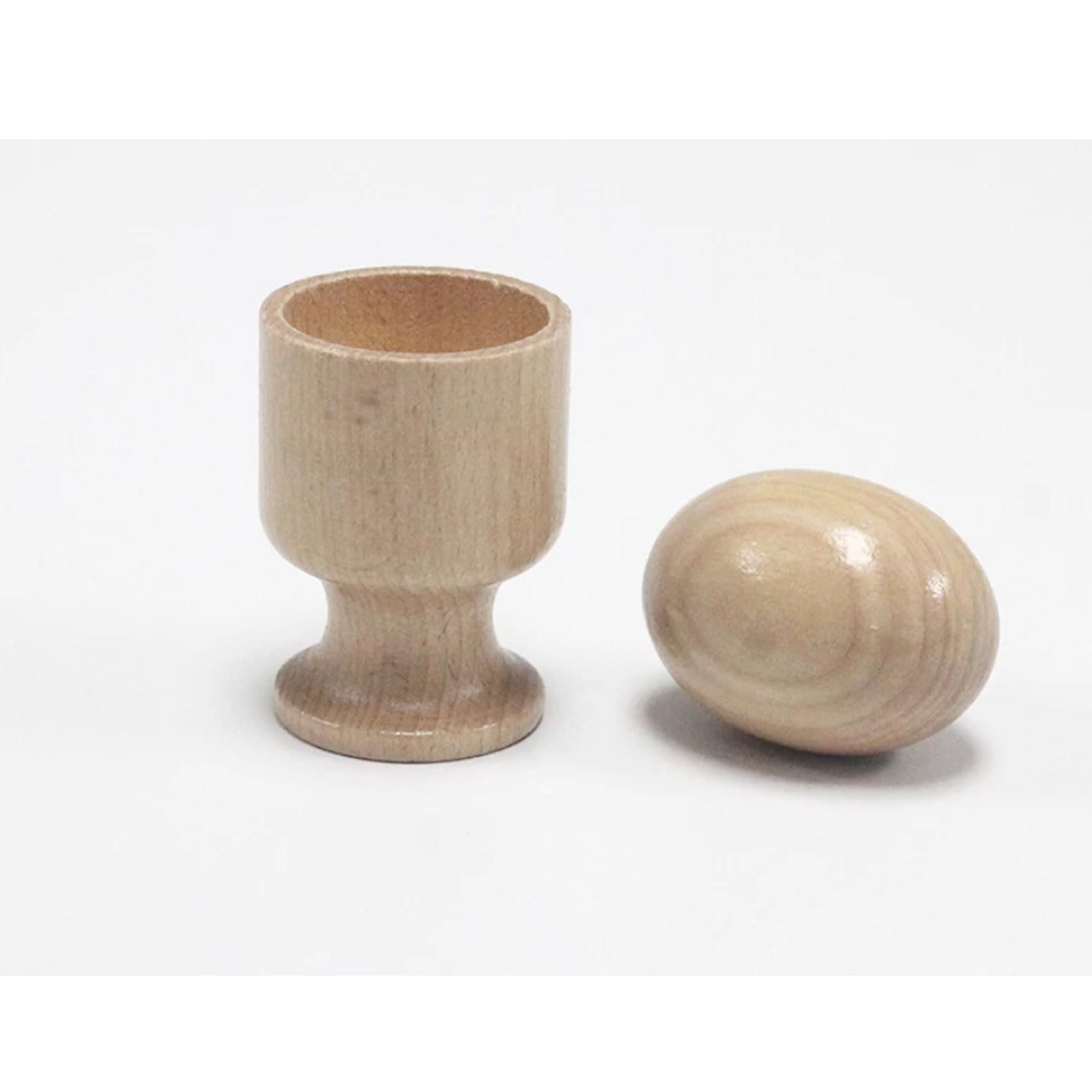 Juego de Juguetes de Formas de Madera Montessori para Apilar | Bloques Taza Círculo, Cuadrado, Huevo y Óvalo entrelazados, Juguetes Madera Coordinación Motora Fina y Ojo-Mano