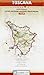 Tuscany Toscana, Regional Road Map - 1:250,000 (English, Spanish, French, Italian and German Edition)