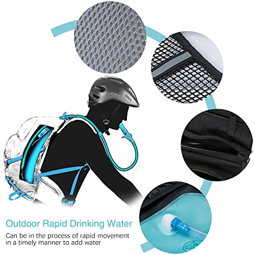 Image of Monvecle Hydration Pack Water Rucksack Backpack Bladder Bag Cycling Bicycle Bike /Hiking Climbing Pouch + 2L Hydration Bladder
