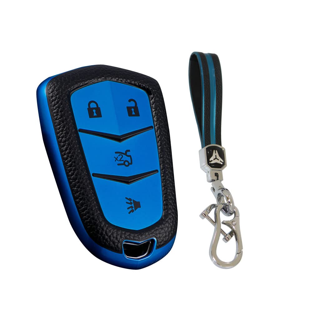 Amazon | キャデラック専用 レザー調 TYPE A 5ボタン式 TPUソフト