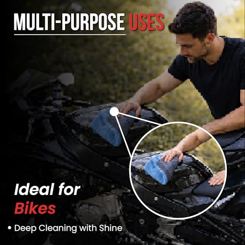 Image of Autofy Puretwist 1200 GSM Microfiber Cloth for Car & Bike, Double Sided Twisted Loop Drying Towel, Edgeless Plush Pile, Ultra Absorbent Lint Free Detailing Cloth, 40x60cm