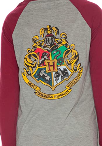 Harry Potter L/S Hogwarts Raglan Gown3