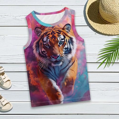 Sleeveless Shirts Boys Tank Tops for Kids Children Undershirts4