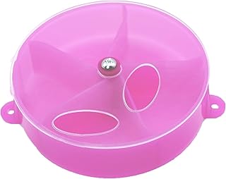 Toy Wheel Parrot Foraging Wheel, Bird Puzzle Feeder Spins Toy Intelligence Growth Cage Foraging Box,Foraging Wheel Seed Food Ball Toy Parrot Feeder Interactive Bird Cage, for Parakeet Cockatiel