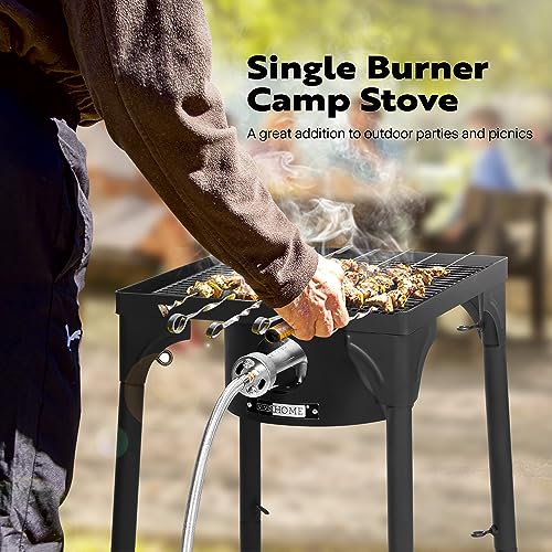 VIVOHOME Single Propane Outdoor Burner 100,000 BTU Camping Stove with