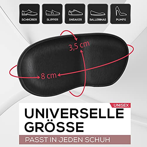 Fersenpolster für zu große Schuhe von YogaMedic – 14 Stück selbstklebend