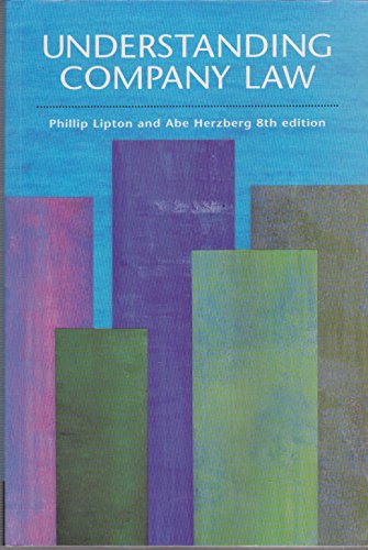 Understanding Company Law 0455216150 Book Cover