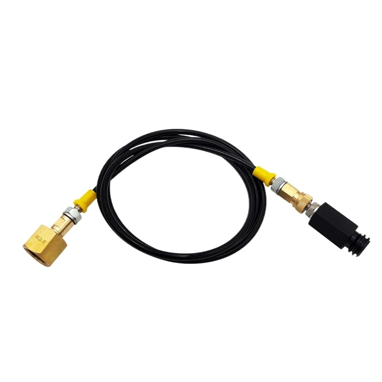 Soda Club External 1.5 Meters Hose Adapter CO2 Tank Home Soda Maker W21.8-14 Or CGA320 for Fizzy Sparkling Water(EU-W21.8-14)