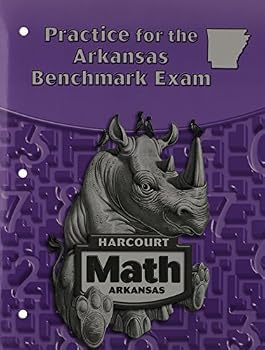 Paperback Harcourt School Publishers Math Arkansas: Test Preparation Book Grade 4 Book