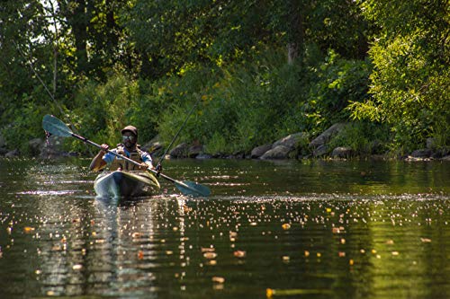 Carlisle Magic Angler Kayak Paddle With Polypropylene Blades And Wrapped Fiberglass Shaft, 250Cm - First Light #TOP4