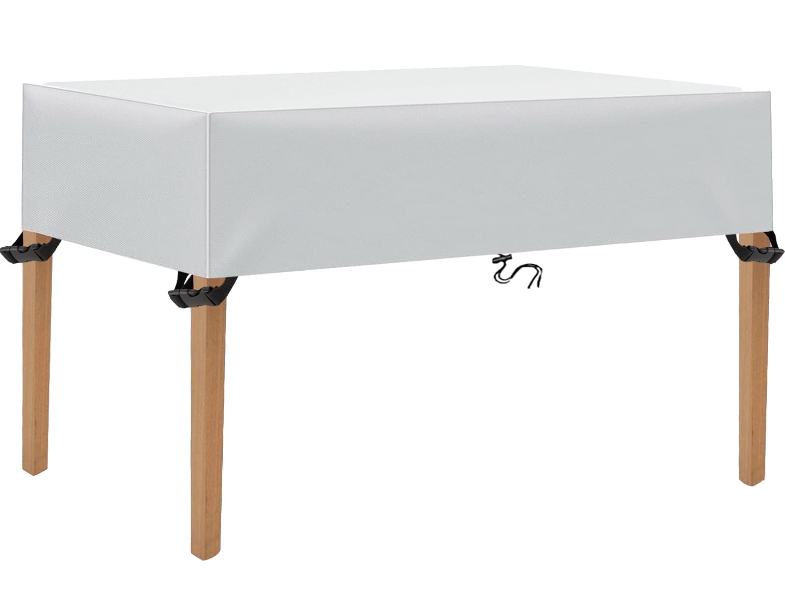 TopSoul Funda Mesa Jardin Impermeable 100x100x60cm Varios tamaños 600D Rectangular Cubre Mueble Jardin Funda Impermeable Anti-UV Resitente al Polvo para Muebles de Exterior sillas mesas