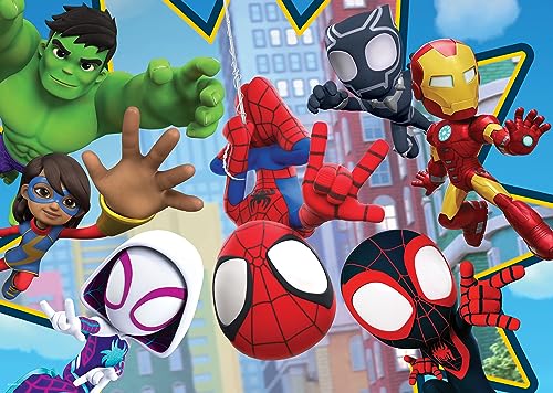 Ravensburger Marvel Spiderman Spidey & His Amazing Friends 24 Piece Giant Floor Jigsaw Puzzle for Kids Age 3 Years Up - Image 2