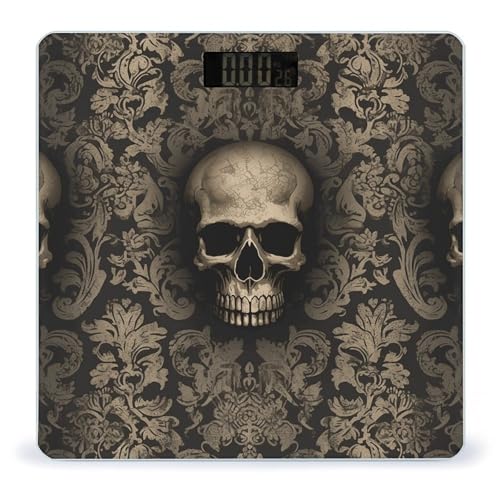 Báscula Digital de Baño con Vidrio Templado y Pantalla LCD miniatura 1