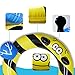 QUN FENG Pool Floats Swim Ring Inflatable Pool Swimming Tube Animal Pool Float for Kids 6 Years up,Bee