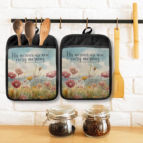 Almohadillas calientes cristianas con versículo bíblico para bendecir tu hogar cada mañana 4