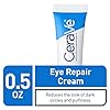 CeraVe Eye Repair Cream | Under Eye Cream For Puffiness And Bags Under Eyes | Hyaluronic Acid + Niacinamide + Marine Botanical Complex | Hydrating Eye Cream | Oil Free & Opthalmologist Tested