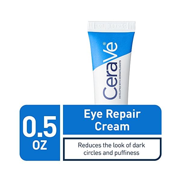 CeraVe Eye Repair Cream | Under Eye Cream For Puffiness And Bags Under Eyes | Hyaluronic Acid + Niacinamide + Marine Botanical Complex | Hydrating Eye Cream | Oil Free & Opthalmologist Tested