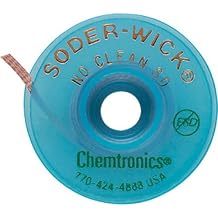Chemtronics 60-2-5 SODER-WICK No Clean Desoldering Braid, .060", 5ft on ESD Safe Spool