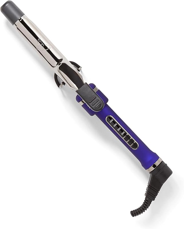 Rizador Titanium Pro, 1 pulgada, calienta hasta 450 °F, máxima retención de rizos, doble voltaje
