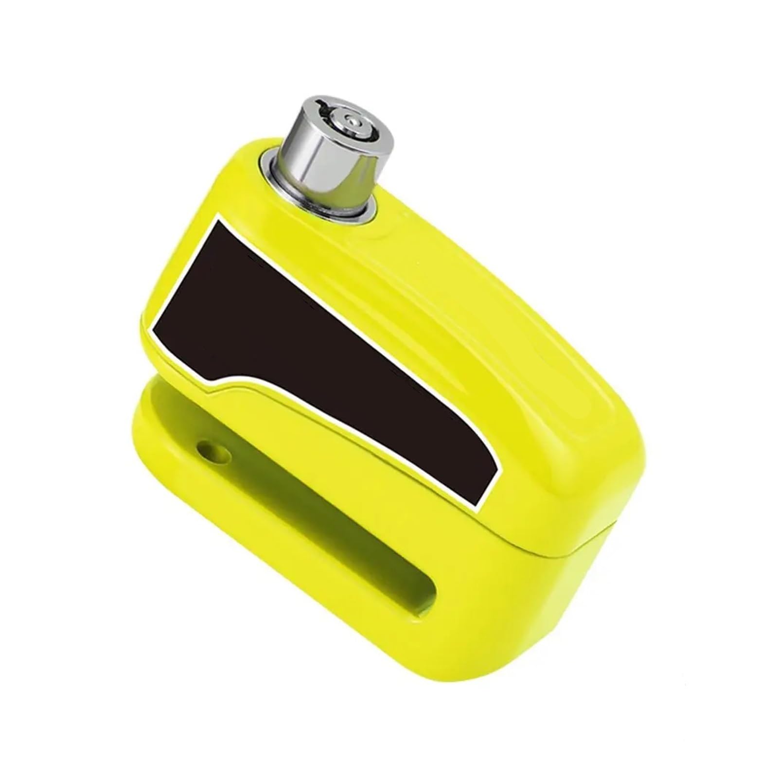 Puayqbvy Green Handlebar Lock Motorcycle Alarm Disc Brake Lock Wheel Disk Padlock Security Waterproof Anti-Theft Scooter Alarma
