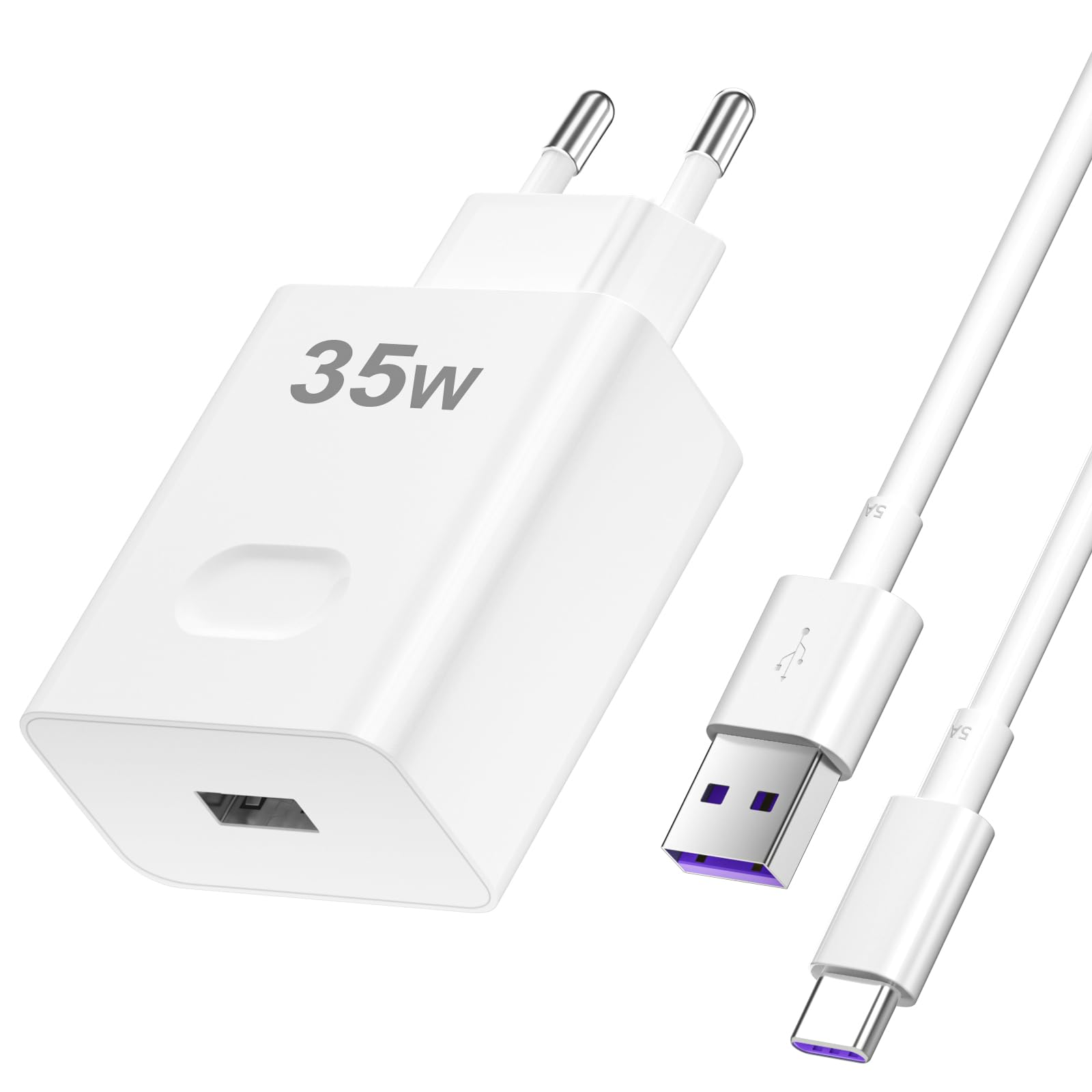 Super Pack Chargeur + Câble Compatible Honor 400 Fast Charger Ultra-Puissant Et Rapide Nouvelle Generation 3A Avec Cable Type C Chargement/Transfert De Données
