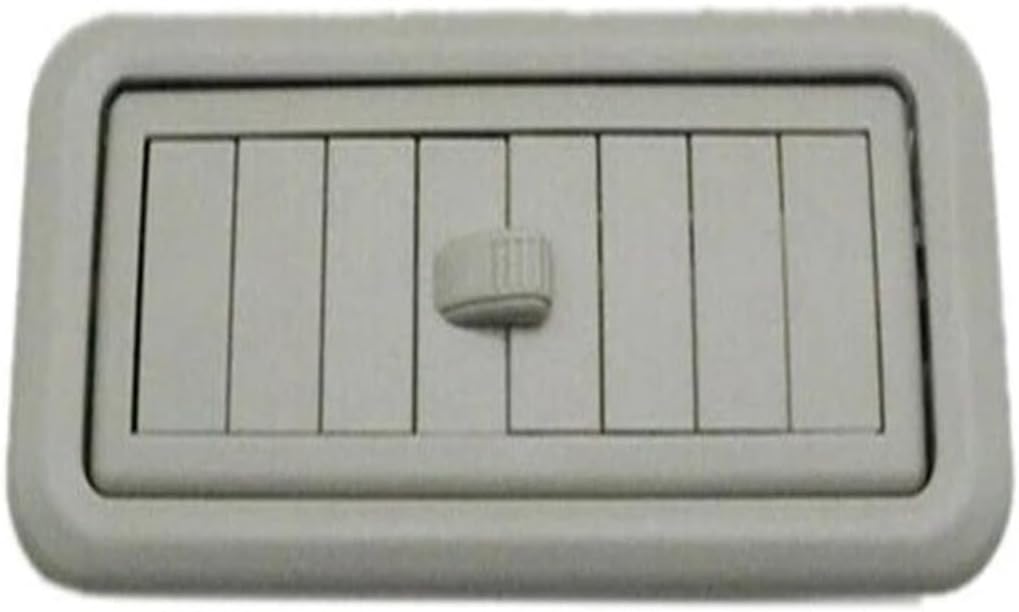 Air Outlet Car Roof Top Side Air Conditioning Vent Outlet A/C Panel Grille Cover Install Land Cruiser Prado LC150 150 2010-2017 Attractive and Durable(Beige-1)