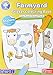 Orchard Toys Livre de coloriage autocollant de la ferme - Livre de coloriage éducatif - Coloriage et écriture des animaux de la ferme - 3 ans et +