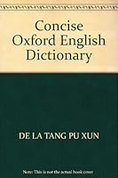 Concise Oxford English Dictionary 756001769X Book Cover