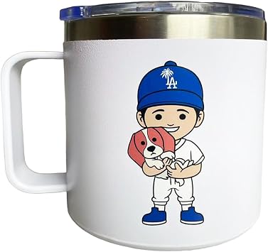 EXIGENT Dog Los Angeles Cup Mug Collectible 14Oz Ounces Birthday Gifts Decorations Mug_LAD