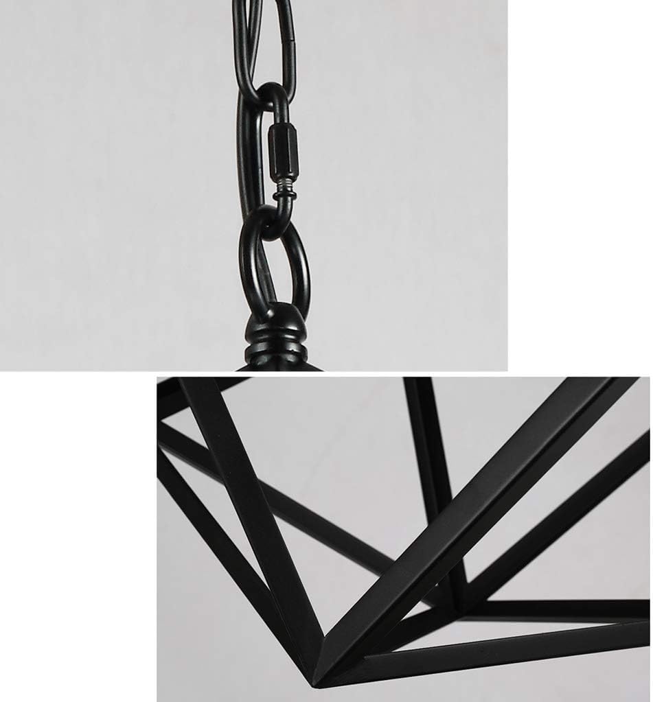 Black Chaner Light Fixture Industrial Wind Ball Shape Chaner Single Head Amen Retro Cafe Single Head Chaner Bar Bar Lighting Iron Restaurant Lighting
