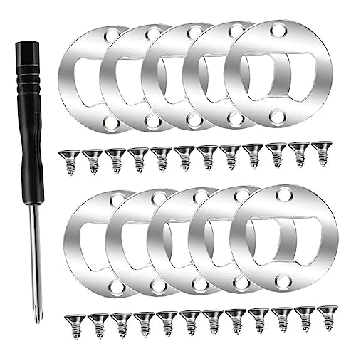 MOLUCKFU Kit de Accesorios para Abridor de Botellas Inserto de Resistente la Corrosión Tornillos y Destornillador para DIY Hogar Bar y Cocina