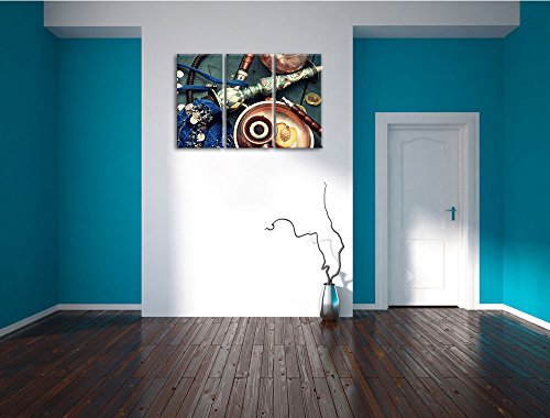 Orientalische Shisha Aprikose 3-Teiler Leinwandbild 120x80 Bild auf Leinwand, XXL riesige Bilder fertig gerahmt mit… – Bild 6