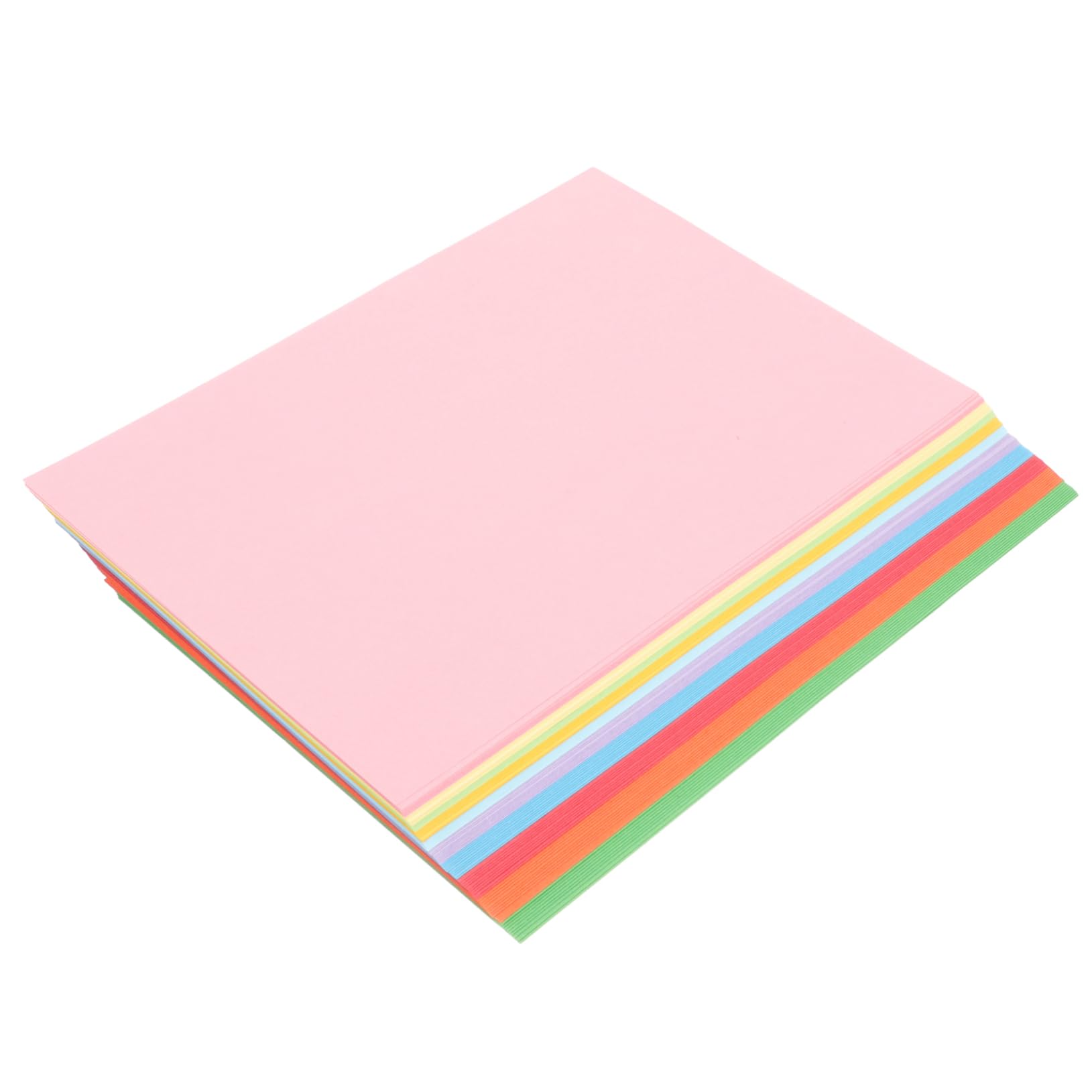 Housoutil 100blätter Bastelpapier Verdicktes Faltpapier Buntes Malpapier Für Zuhause Origami-papier Für Junge Mädchen Diy-bastelpapier Tragbares Faltpapier