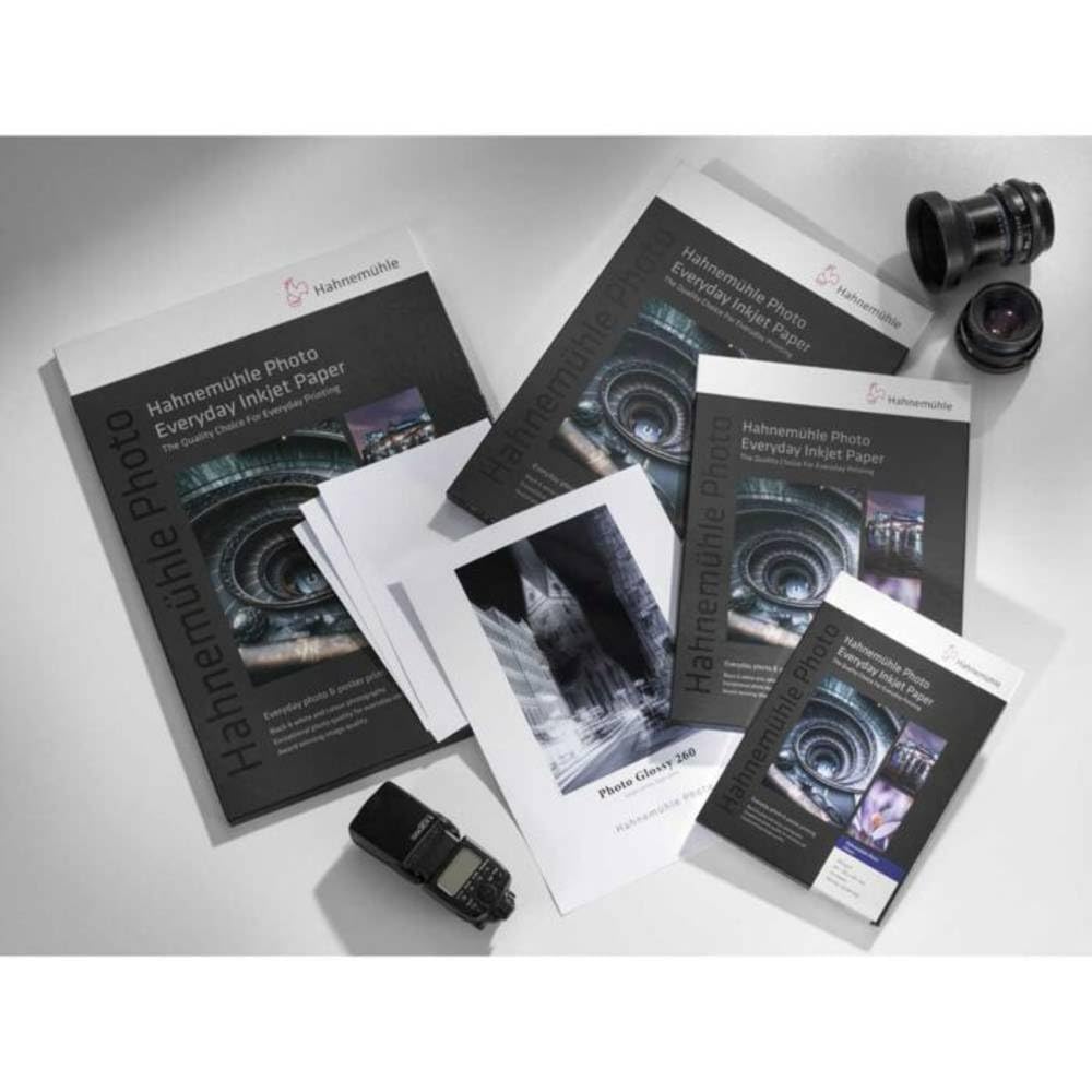Hahnemühle 10641921 Papier photo brillant 260 g/m² Blanc clair Format A3 297 x 420 mm