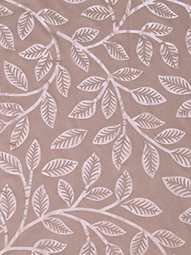 Image of Cortina Dining Chair Slipcovers | Anti Slip Chair Cover | Printed, Removable & Easy Wash | Universal Fit Soft Stretchy Polyester Spandex Fabric | Living Room, Kitchen, Hall | Pack of 4, Rose Leaves