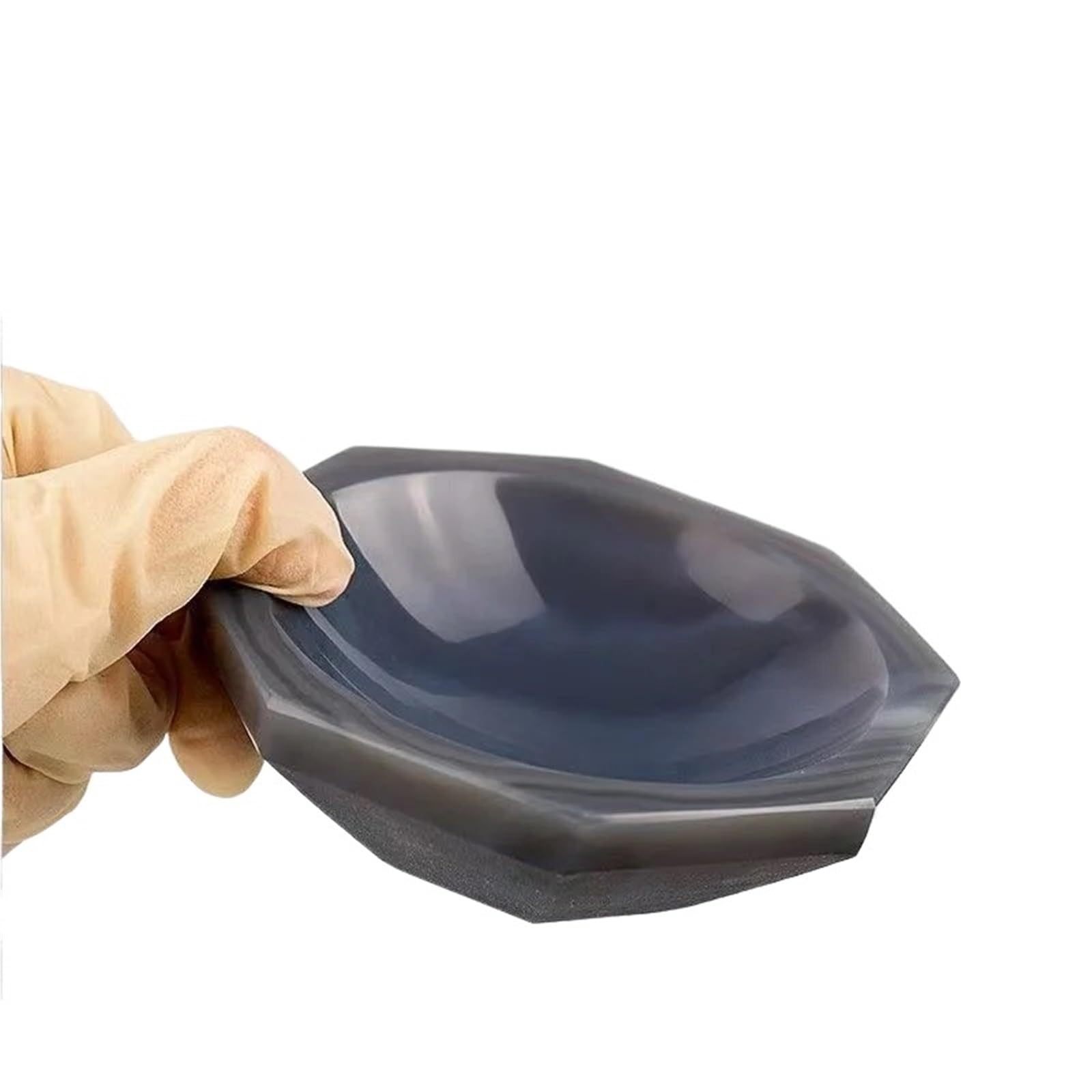 Juego de Mortero y Mano Natural Agate Mortar And Pestle For Chemistry Laboratory Grinding Iner Diameter 30mm To 180mm(ID 100mm)