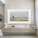 TV Guard Frame TV Bezel, Compatible With Samsung The Frame TV, 55 Inch, Modern White, Suitable for Wall Mounted Televisions