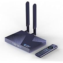 H96 MAX V58 Android 12.0 Smart Tv Box Rockchip RK3588 Quad Core 8GB RAM 64GB ROM 1000M LAN Dual Wifi 2.4&5G Wifi6.BT5.0 Media Player,with Wireless Mini Keyboard,8GB+64GB [Energy Class A]