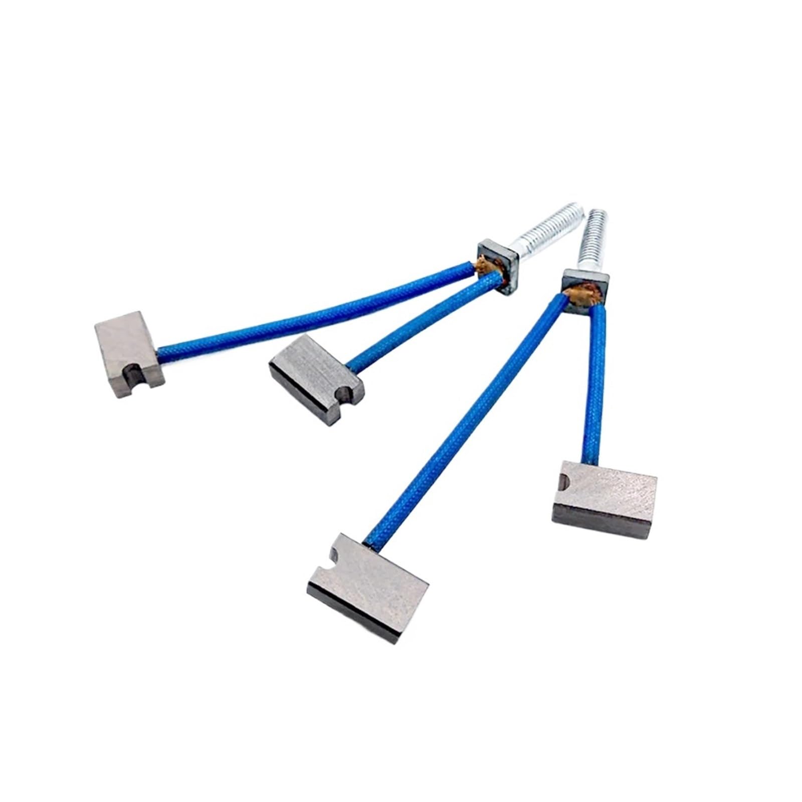 4 szt. szczotki węglowe do wózków widłowych z silnikiem prądu stałego 6,2 x 10 x 16,5 mm podwójna szczotka