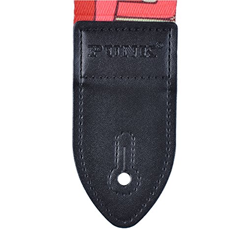 Sangle de guitare Punk en polyester térylène – Extrémités allongées en polyuréthane thermoplastique – Boucle réglable en… - Les Beatles, Paul McCartney, John Lennon, RIngo Starr, George Harrison Sangle de guitare Punk en polyester térylène - Extrémités allongées en polyuréthane thermoplastique - Boucle réglable en… – Image 5