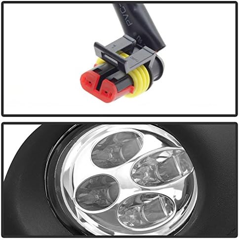 Miniatura 4 de ACANII - Para 2013-2015 Nissan Altima Sedan 4 Quad LED DRL luces antiniebla conducción parachoques lámparas winterruptor montaje izquierdo+derecha