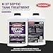 Roebic K-37-Q Septic Tank Treatment: Removes Clogs, Environmentally Friendly Bacteria Enzymes, Safe for Toilets, 32 Fl Oz - Lasts 1 Year, 32 Ounces
