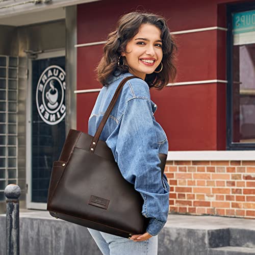 Bolso Tote de Cuero para Mujer Grande con Bolsa Removible miniatura 3