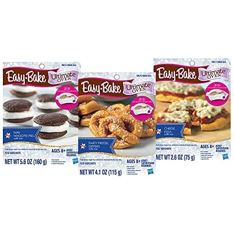 Easy Bake Refill Super 3-Pack: Whoopie Pie, Pizza, and Pretzel Mix Cover